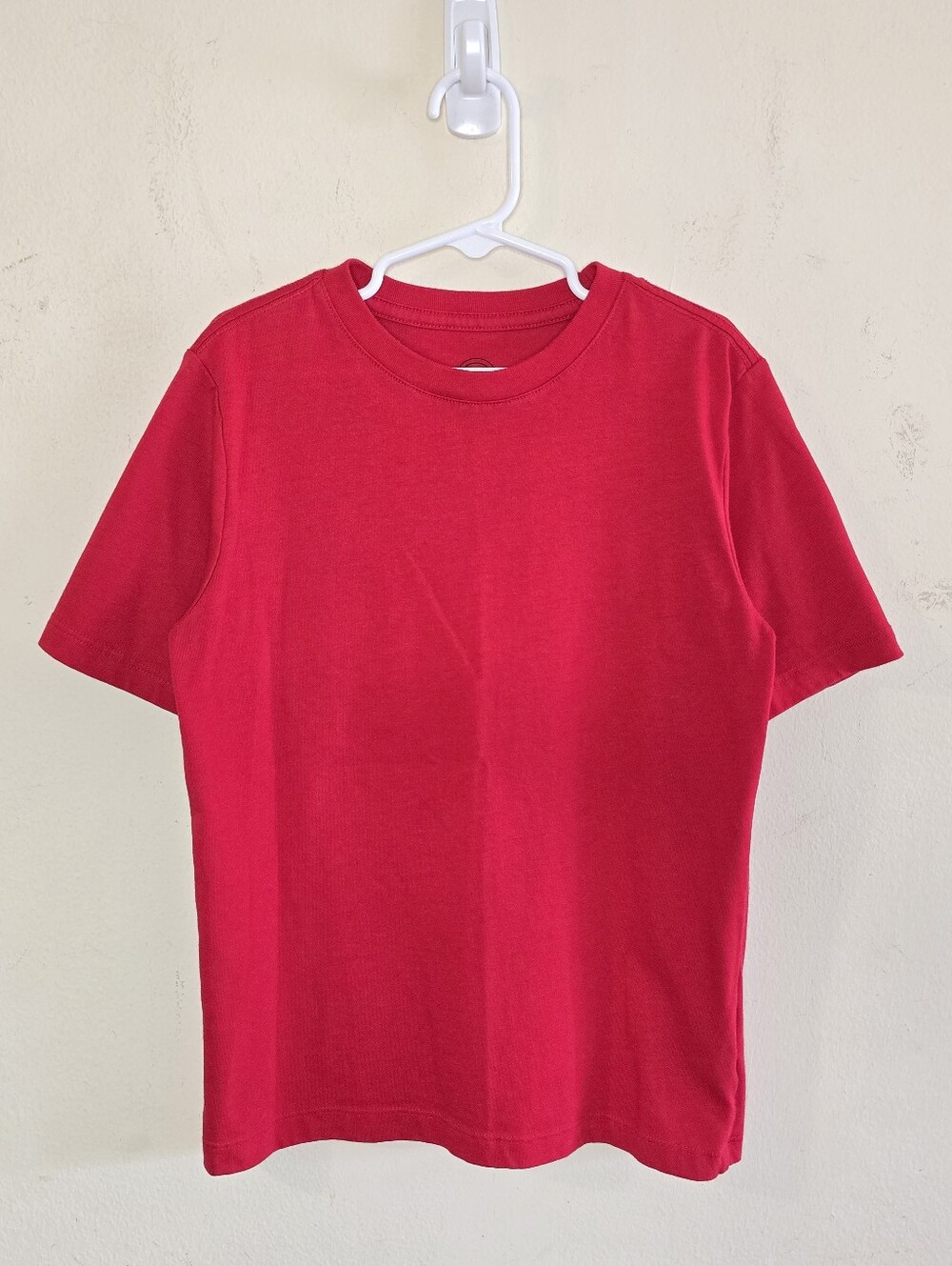 Wonder Nation Boys T Shirt Size M (8) Red Short Sleeve Crewneck Cotton Blend Tee